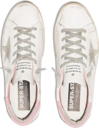 Golden Goose Womens Superstar Distressed Lace-Up Sneakers Aw26 W