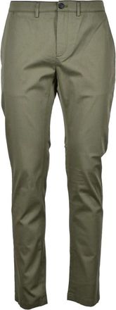 Department Five Katoen Elastaan Broek - Heren - Chinos - Groen - W30 - Katoen - Broeken