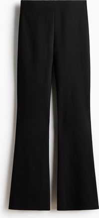H&M Ausgestellte Jerseyhose - Schwarz