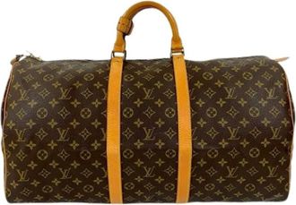 Louis Vuitton Pre-owned Weekend Bags, female, Brown, Size: ONE SIZE Pre-owned Vintage Weekend Bag