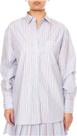 Lacoste Shirts - Dames - Overhemden - Veelkleurig - XS - Katoen - Overhemden