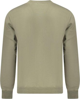 Napapijri Logo-Embroidered Cotton Sweatshirt - Green