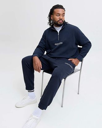 Jack & Jones Jack & Jones 1/4 Zip Tracksuit Set
