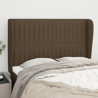 vidaXL Cabecero Con Orejas De Tela Gris Claro 147x23x118/128 Cm Vidaxl