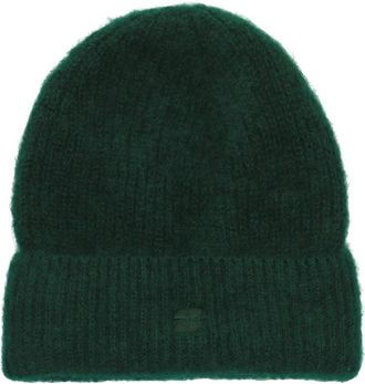 By-Bar Amsterdam Logo Beanie - Dames - Hoeden - Grijs - ONE Size - Accessoires
