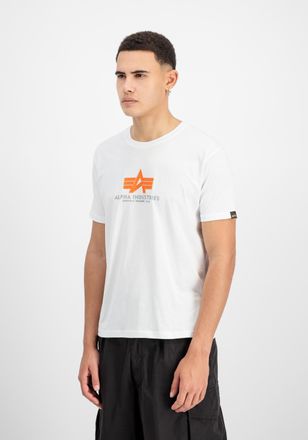 Alpha Industries T-Shirt ALPHA INDUSTRIES Basic T-Shirt BL Rubber, Herren, Gr. XXL, weiss (wei&szlig;), Obermaterial: 90% Baumwolle, 10% Polyester, Shirts T-Shirt