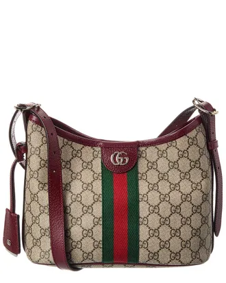 Gucci Ophidia Small Gg Supreme Canvas & Leather Shoulder Bag