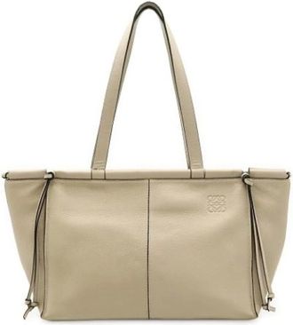 Loewe Pre-owned Tote Bags, female, Beige, Size: ONE SIZE Pre-owned Leather shoulder-bags