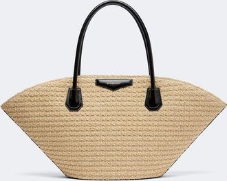 Givenchy Antigona Small raffia-effect basket bag