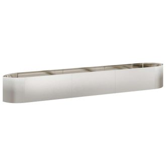 vidaXL Cama De Jard&iacute;n Elevada Acero Inoxidable 300 X 40 X 40 Cm Acero Vidaxl
