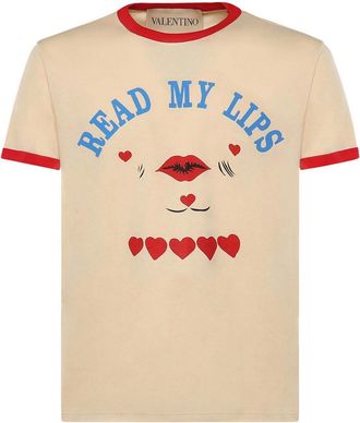 Valentino Garavani Printed Cotton T-Shirt