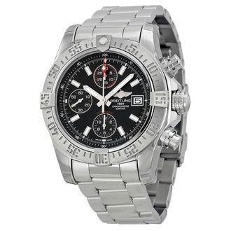 Breitling Pre-owned Breitling Avenger II Chronograph Automatic Chronometer Black Dial Mens Watch A1338111-BC32-170A