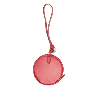 Stella McCartney Perforated Logo Coin Purse - Red