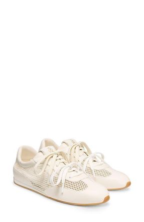 Stuart Weitzman Bond Sneaker in Cream. at Nordstrom, Size 6.5