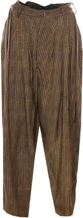 Uma Wang Priya-broek met geometrisch patroon