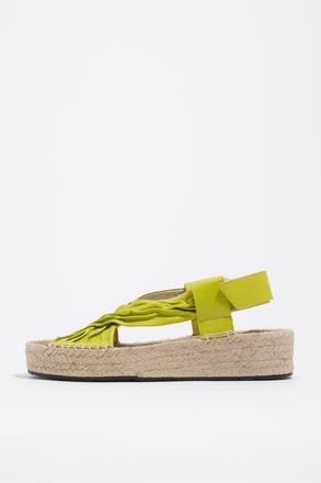 Bimba & Lola Jute Wedge Sandal in Pistachio at Nordstrom, Size 36