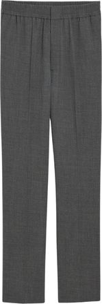 Ami Elasticated Waist Straight-Leg Trousers