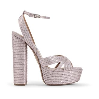 Aquazzura High Heel Sandals, female, Pink, Size: 9 1/2 US Sundance Plateau Sandal