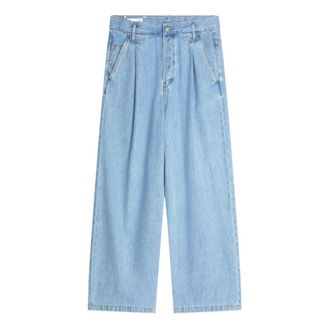 Dries Van Noten Wide Jeans, male, Blue, Size: W33 Penning Den Jeans