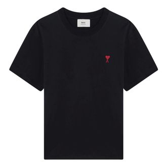 Ami T-Shirts, male, Blue, Size: XL Short Sleeve Round Neck T-Shirt