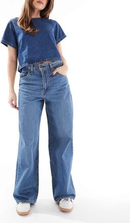 Levi's Jeans ampi con cinturino blu medio