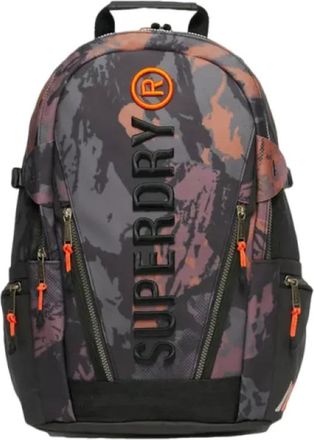 Superdry Tarp Rugzak - Heren - Rugzakken - Zwart - ONE Size - Polyester - Tassen