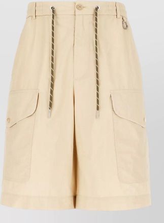 Moncler cotton bermuda shorts side and back pockets