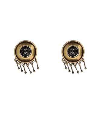 Versace Golden Medusa Drop Earrings