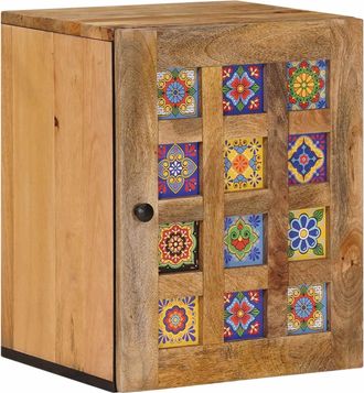 vidaXL Gabinete Colgante De Ba&ntilde;o Natural 38 X 33 X 48 Cm Vidaxl