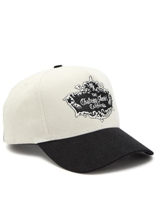 Amiri Chateau Embroidered Canvas cap - Black - One Size
