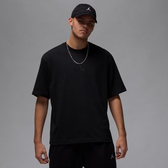 Nike Jordan Mens Jordan Flight Essentials Oversized T-Shirt in Black | IB7345-010