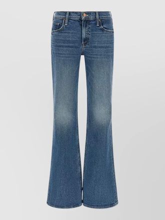 Mother denim low-rise bootcut jeans