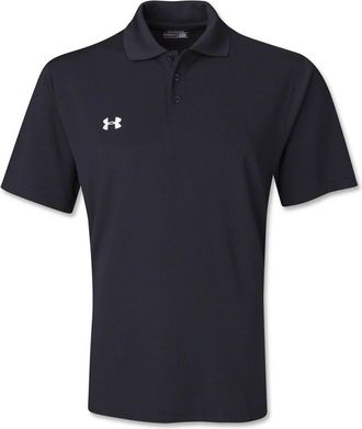 Under Armour Mens Performance Team Polo In Black