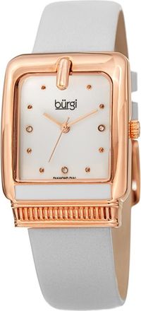 B&uuml;rgi Quartz Diamond White Dial Ladies Watch BUR192WT
