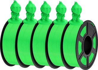 OEM Filamento Para Impresora 3d, Cuidadosamente Enrollado, Material Ecol&oacute;gico, Pla Verde 5