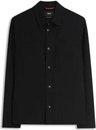 Cinque Cinque, Overhemden, Heren, Zwart, L, Polyester, Cimessi Overshirt