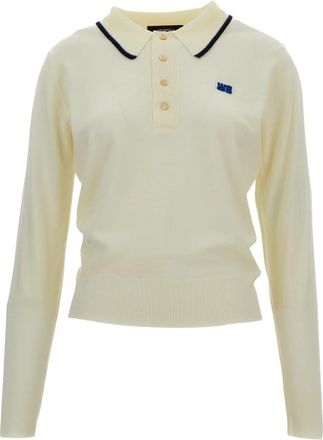 Wales Bonner Polo Shirts - Dames - Polos - Beige - XS - Wol - Tops