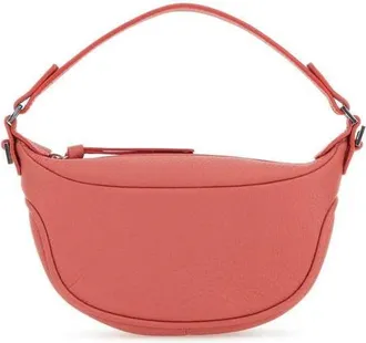 by FAR Salmon Leather Mini Ami Handbag