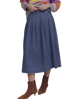 Boden Valentina Denim Skirt