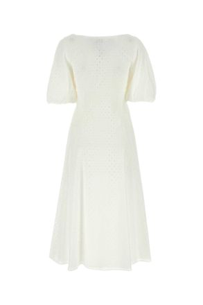 Kenzo Womens Dress White Cotton