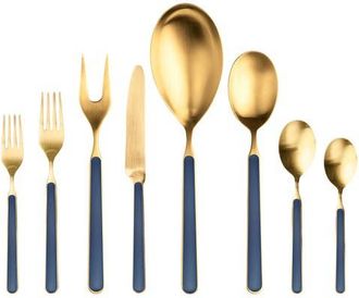 Mepra Fantasia Ice Gold Flatware Set - 43 Pieces in Cobalt at Nordstrom