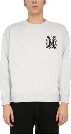 Marcelo Burlon Hombre, Sudaderas, Blanco, Talla: S