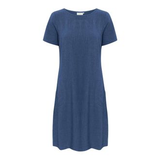 Kaffe Vestido KAliny - Dresses - Mujer - Azul - S