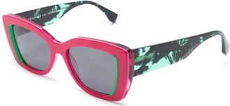 Face &agrave; Face Roze Zonnebril 1472 Must-Have Stijl - Dames - Zonnebrillen - Roze - 52 MM - Accessoires