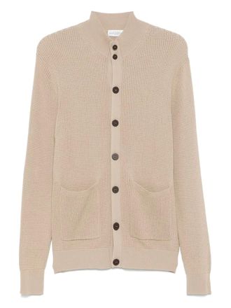 Ballantyne knitted cardigan - men - Cotton - 48 - Neutrals