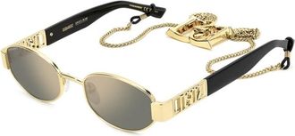 Dsquared2 D2 0155/S/Se 000 JO Zonnebril - Heren - Zonnebrillen - Geel - 53 MM - Accessoires