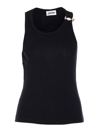 Jean Paul Gaultier The Black Piercing Tank Top