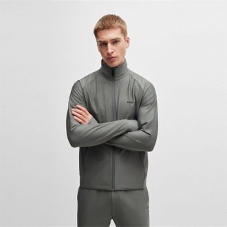 HUGO BOSS Mens Sicon Active 10260714 01 Hoody in Dark Beige - Size X-Large