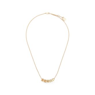 Fendi Logo-dice Pendant Necklace