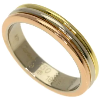 Cartier Yellow Gold (18K) Pink Gold (18K) White Gold (18K) Band Ring (Pre-Owned)
